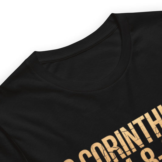 2 Corinthians 4:8 - 9 T-Shirt - Bold Black Apparel