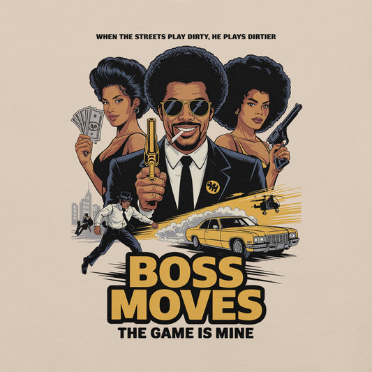 70's Movie Poster T-Shirt - Bold Black Apparel