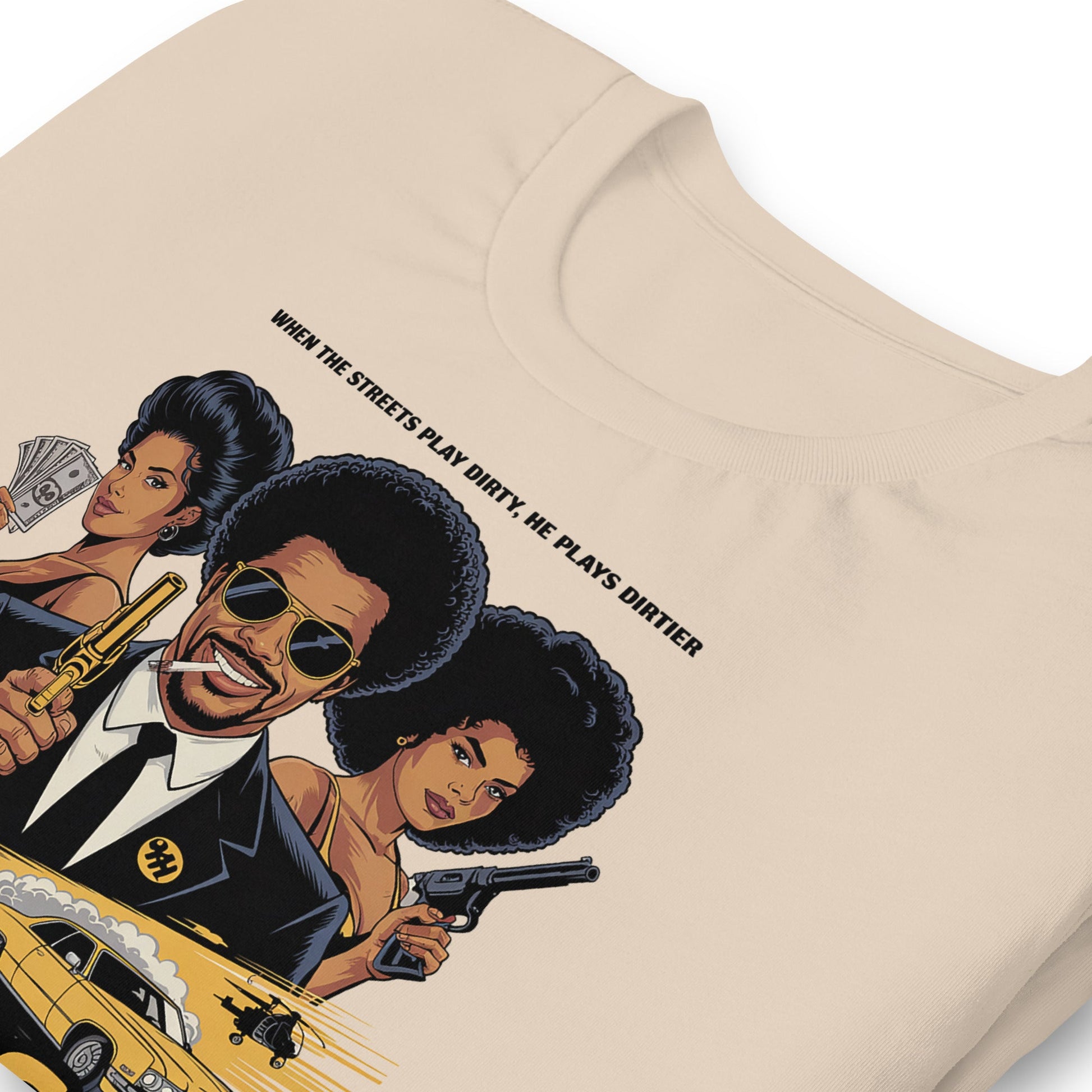 70's Movie Poster T-Shirt - Bold Black Apparel