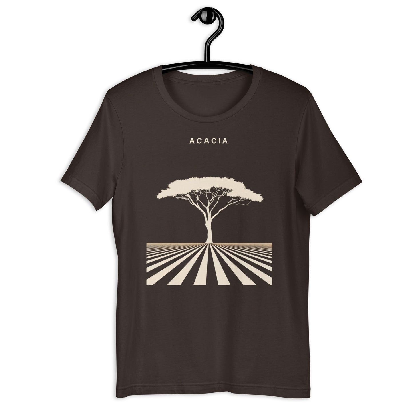 African Acacia Tree T-Shirt - Bold Black Apparel