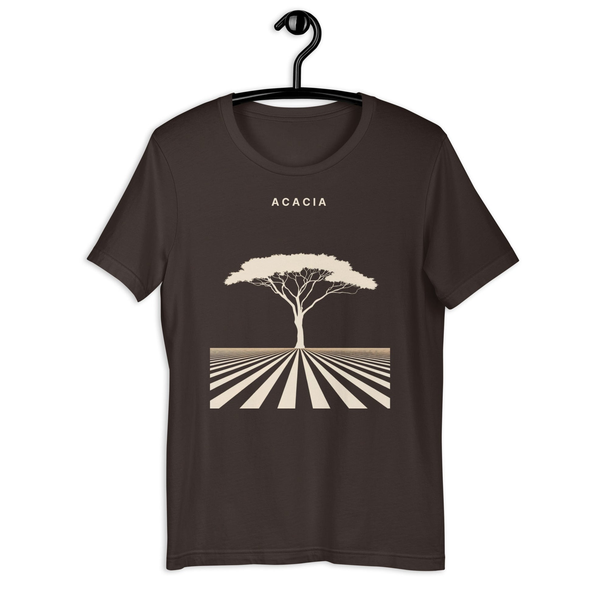 African Acacia Tree T-Shirt - Bold Black Apparel