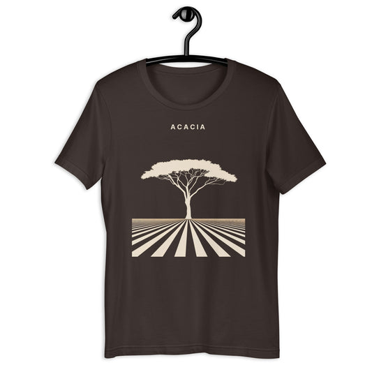 African Acacia Tree T-Shirt - Bold Black Apparel