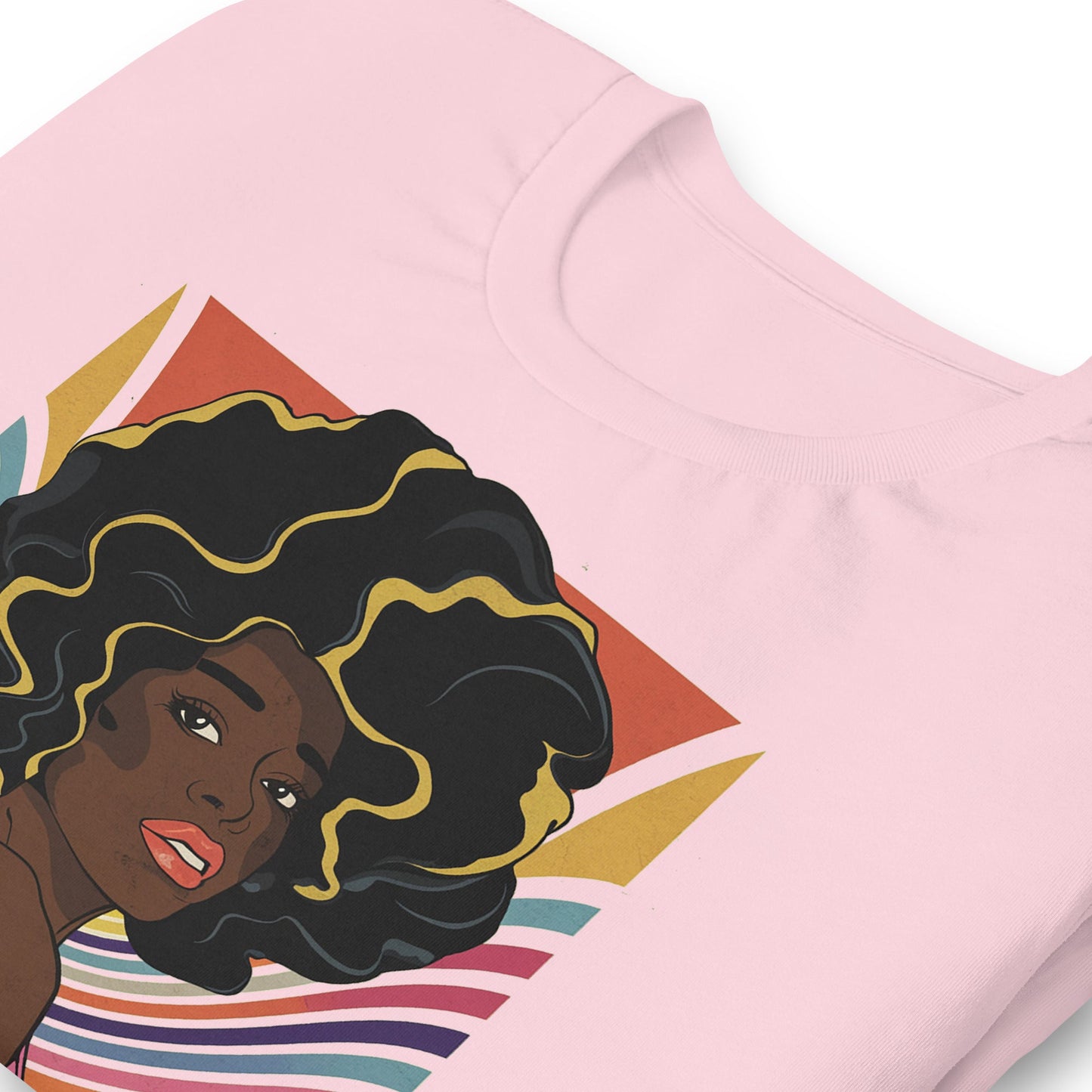 Afro Electric T-Shirt - Bold Black Apparel