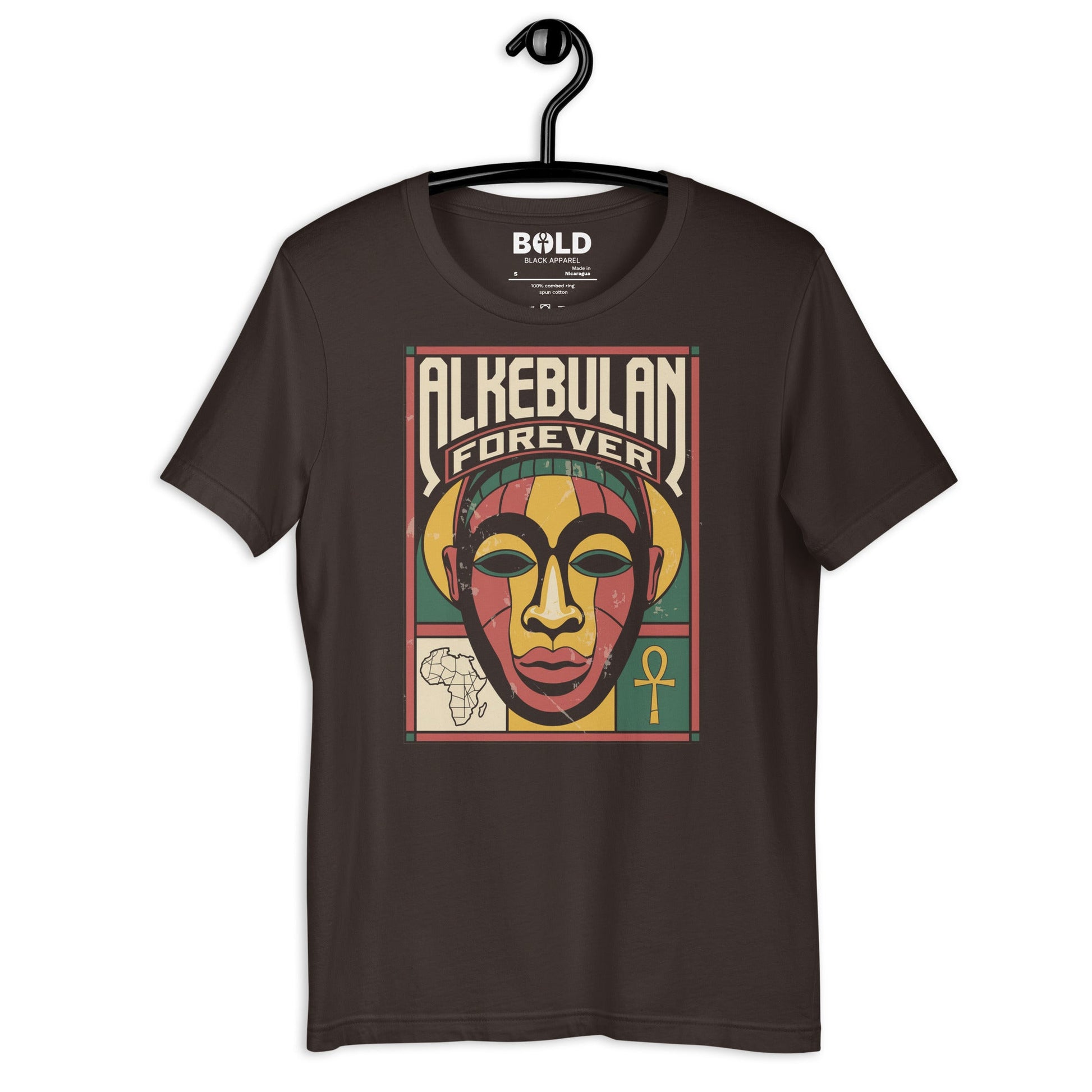 Alkebulan Forever T-Shirt - Bold Black Apparel