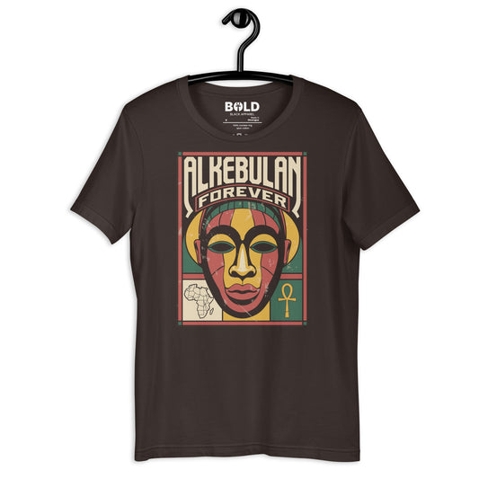 Alkebulan Forever T-Shirt - Bold Black Apparel