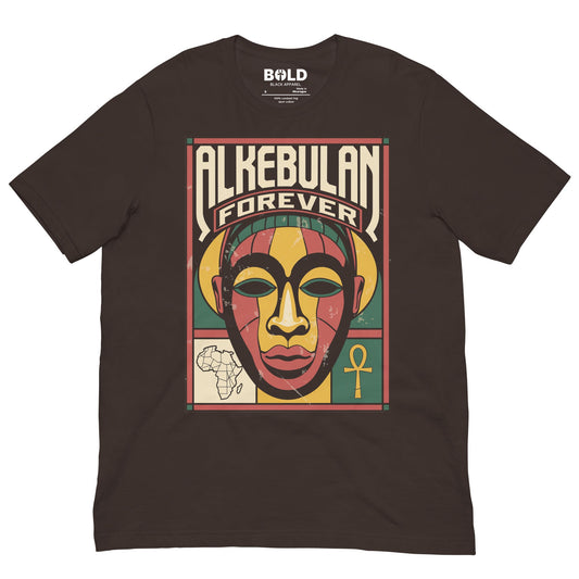 Alkebulan Forever T-Shirt - Bold Black Apparel
