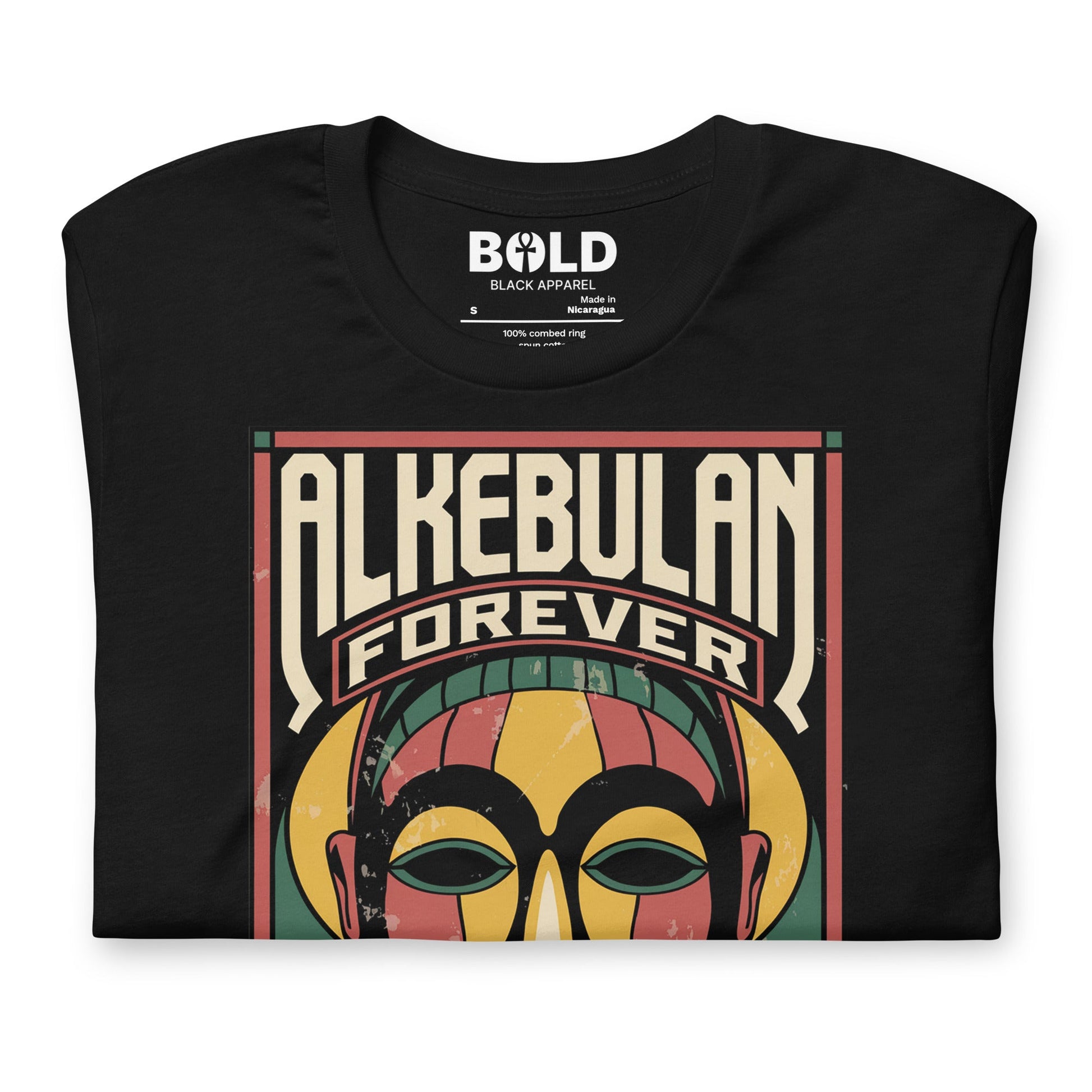 Alkebulan Forever T-Shirt - Bold Black Apparel