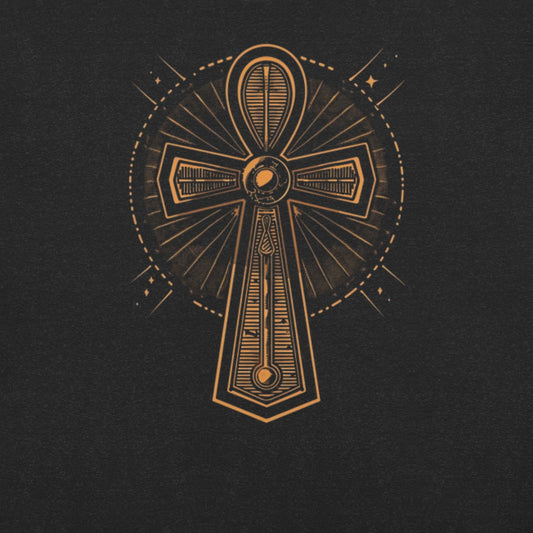 Ankh of Life T-Shirt - Bold Black Apparel