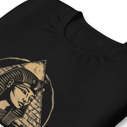 Black Cleopatra Egypt T-Shirt - Bold Black Apparel
