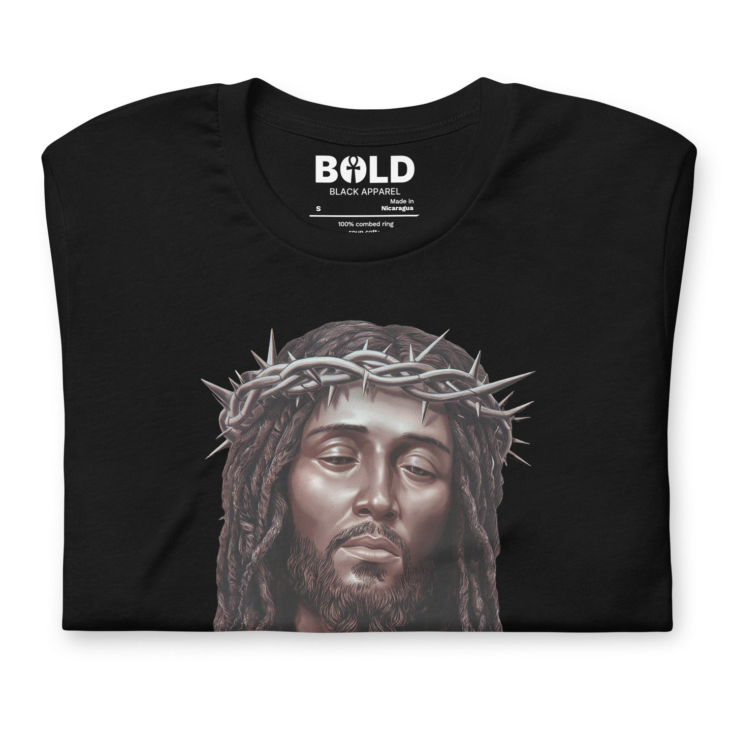 Black Jesus Art T-Shirt - Bold Black Apparel