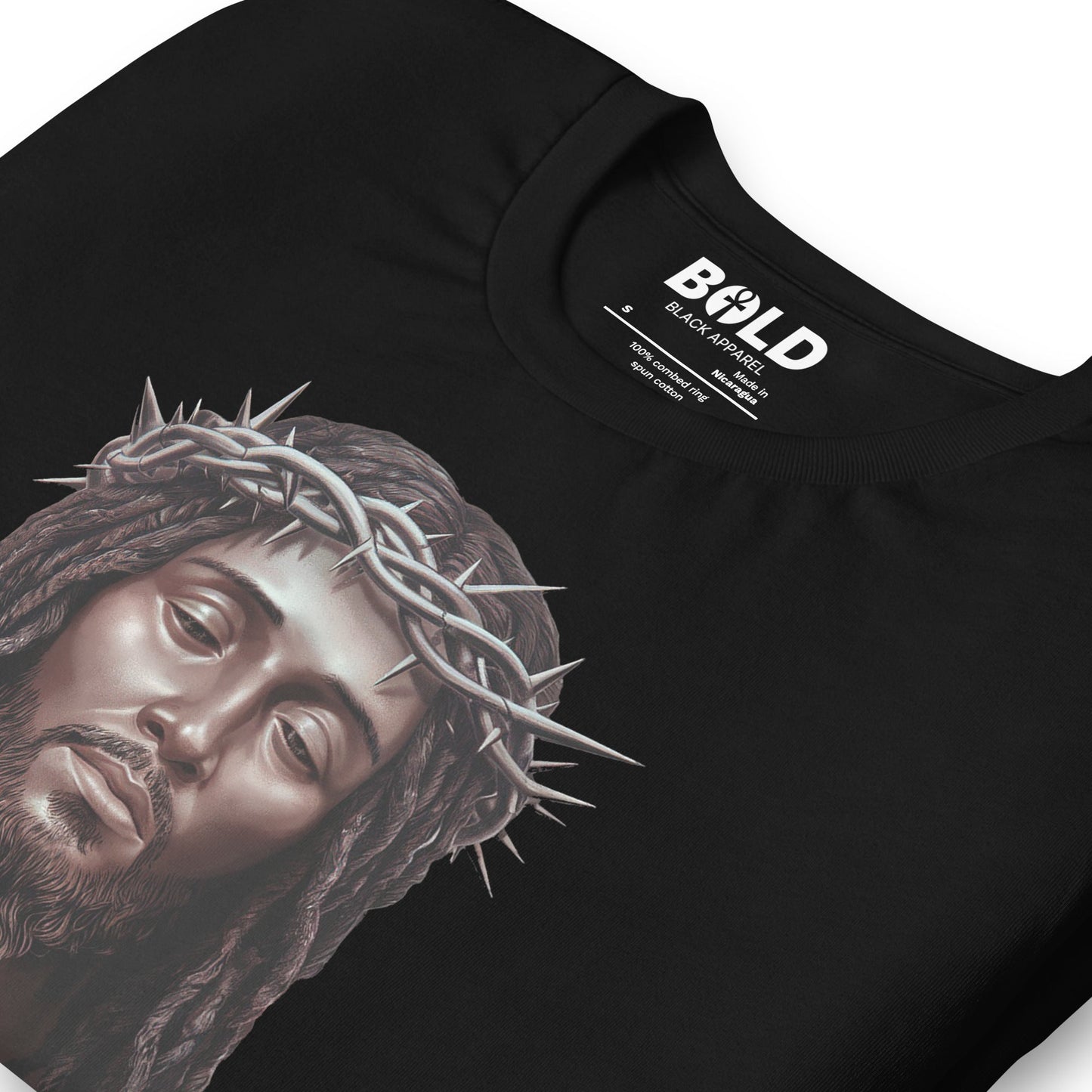 Black Jesus Art T-Shirt - Bold Black Apparel