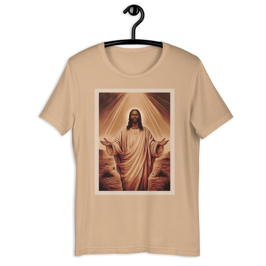 Black Jesus Portrait T-Shirt - Bold Black Apparel