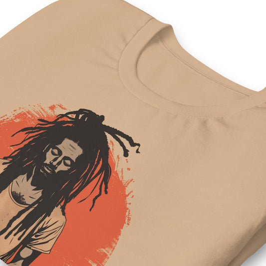 Black Man Yoga Meditation T-Shirt - Bold Black Apparel