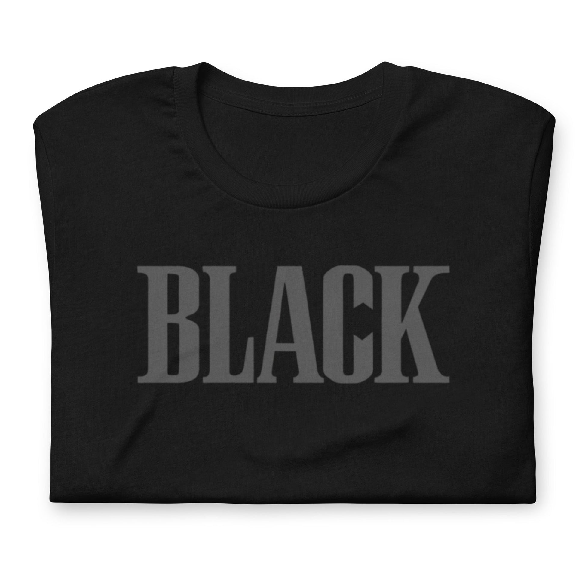 BLACK T-Shirt - Bold Black Apparel