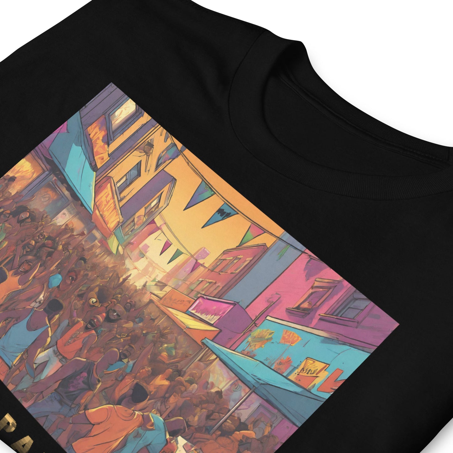 Block Party T-Shirt - Bold Black Apparel