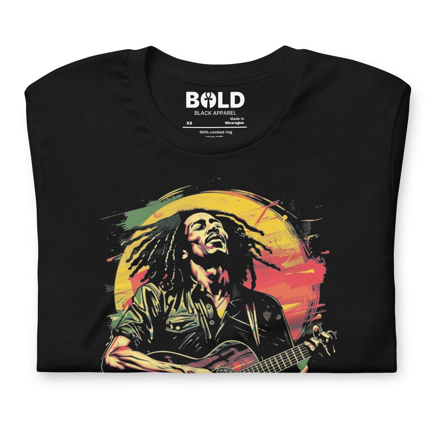 Bob Marley T-Shirt - Bold Black Apparel