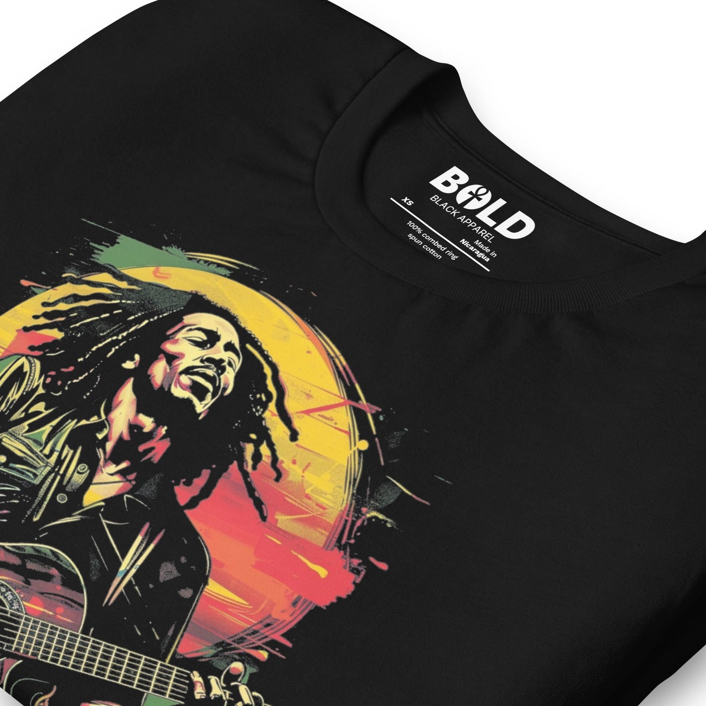 Bob Marley T-Shirt - Bold Black Apparel