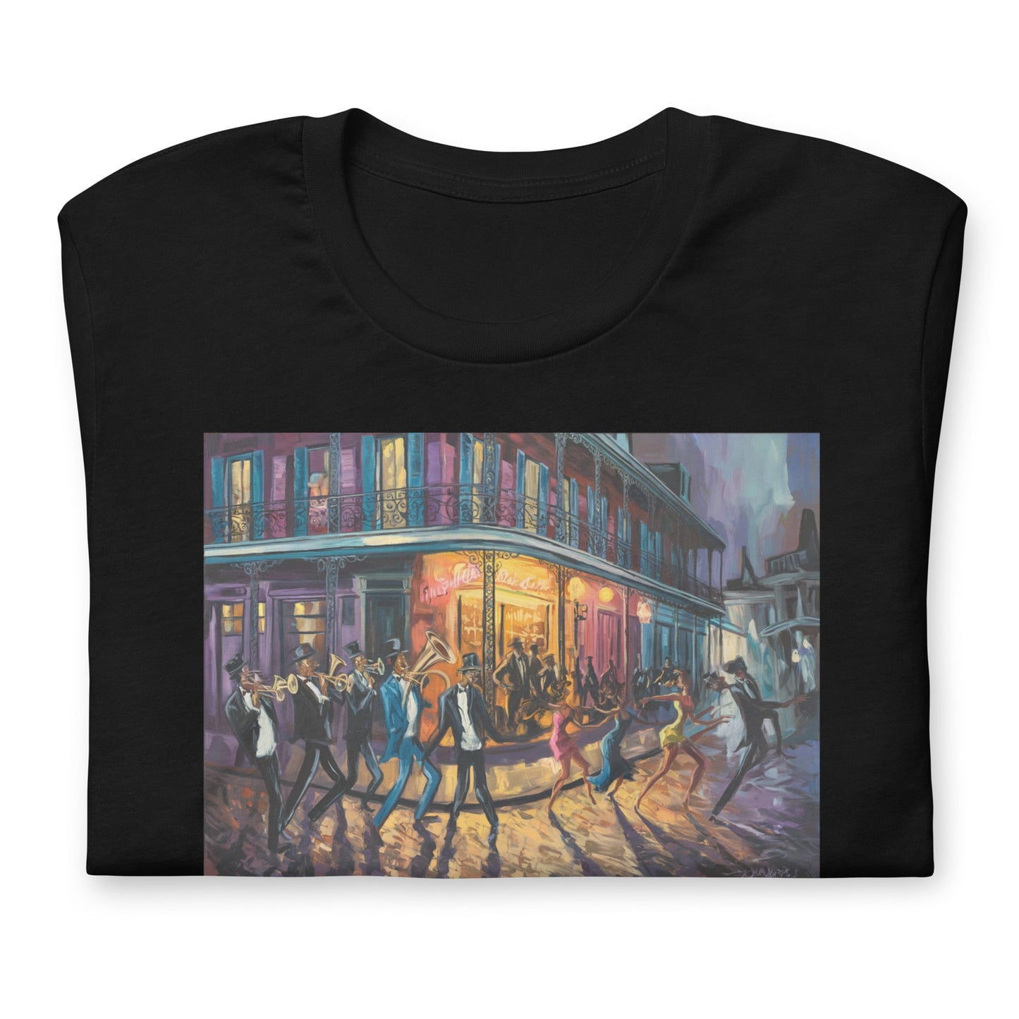 Bourbon Street T-Shirt - Bold Black Apparel