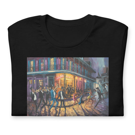 Bourbon Street T-Shirt - Bold Black Apparel