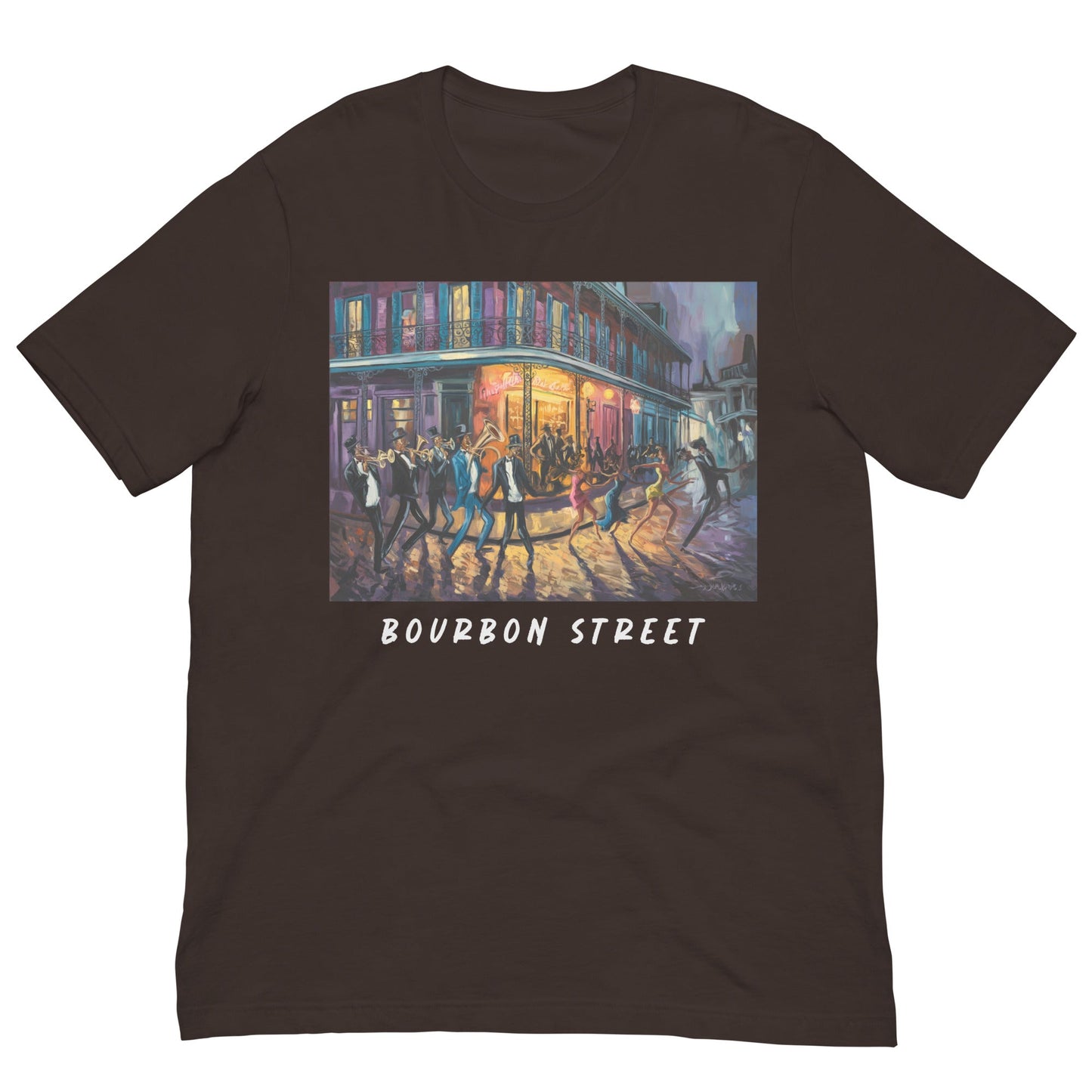 Bourbon Street T-Shirt - Bold Black Apparel