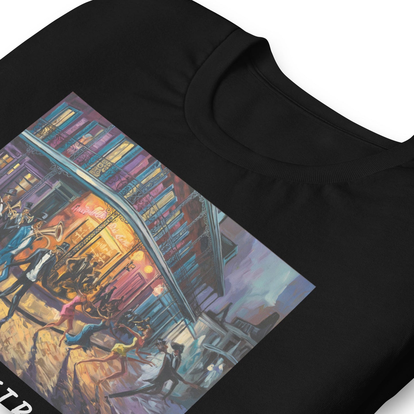 Bourbon Street T-Shirt - Bold Black Apparel