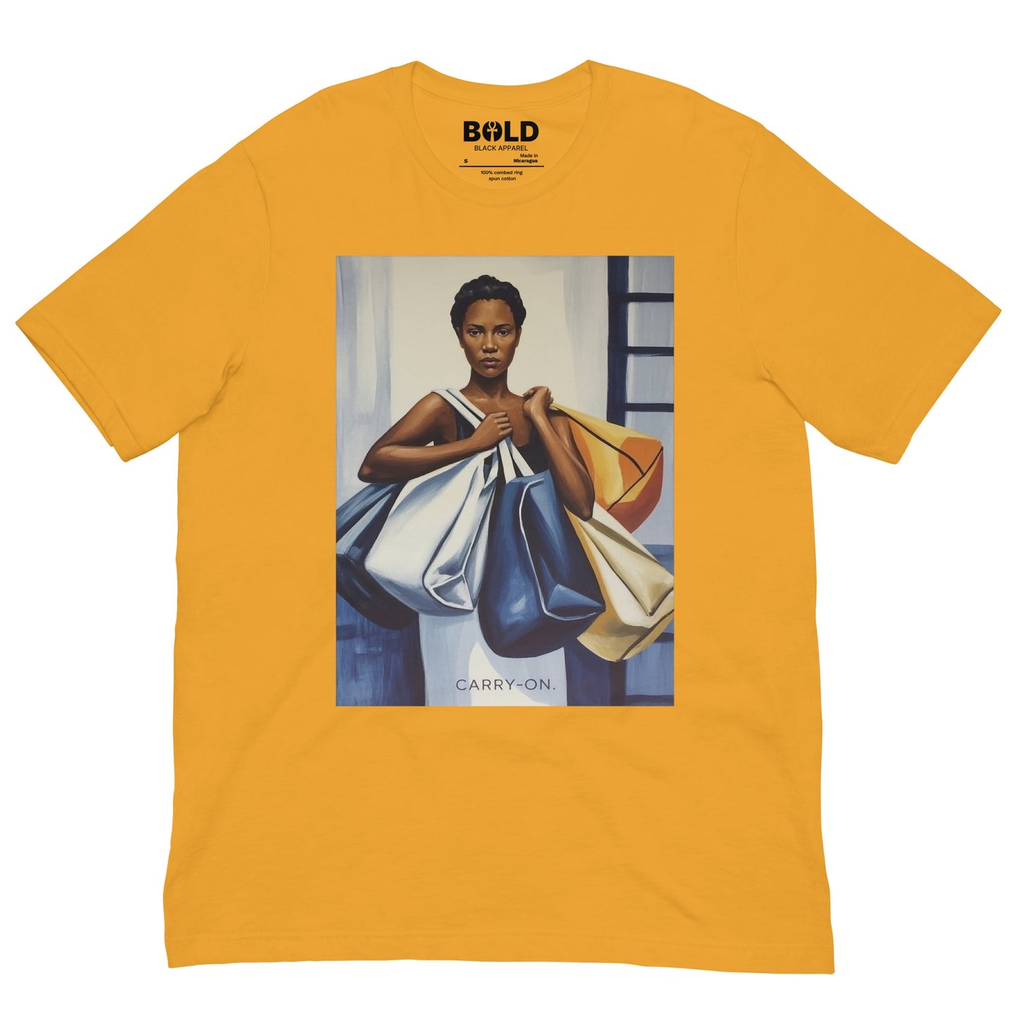 Carry - On T-Shirt - Bold Black Apparel