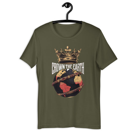 Crown the Earth T-Shirt - Bold Black Apparel