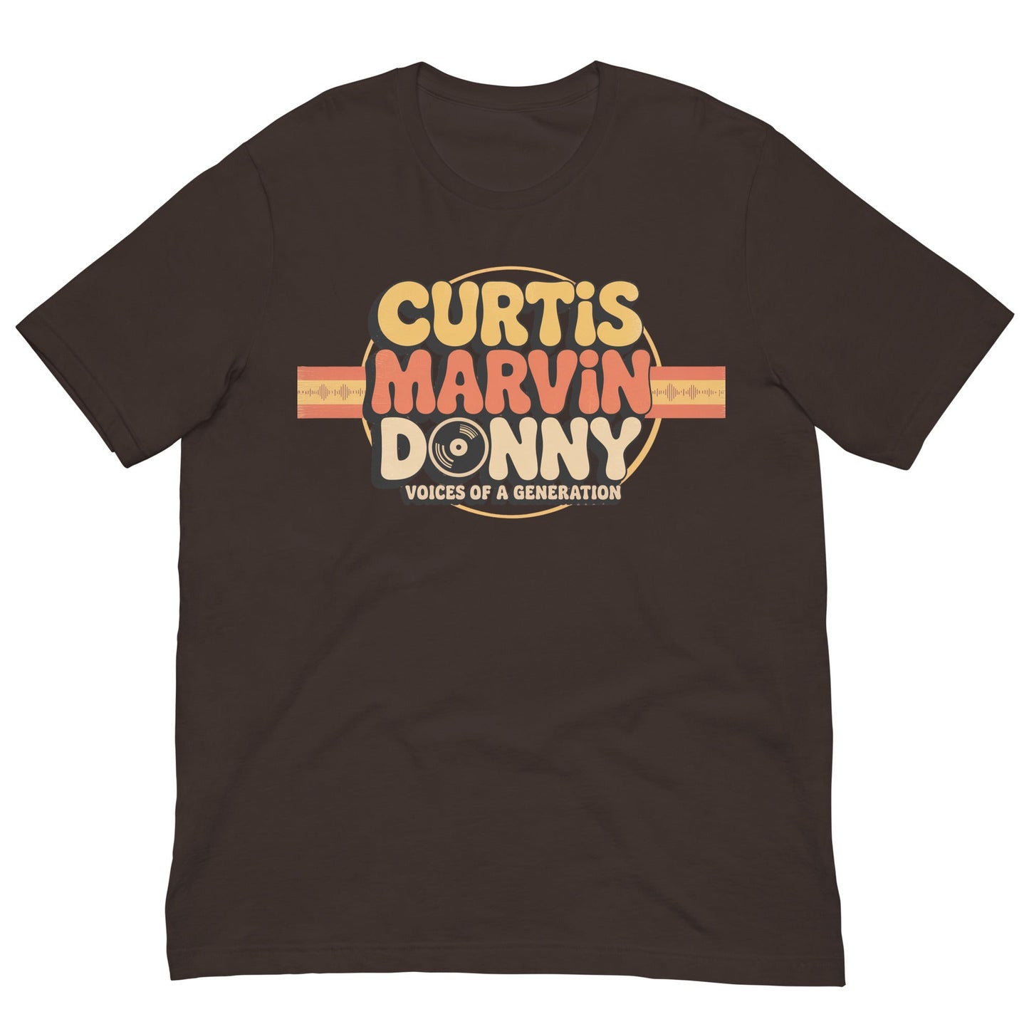 Curtis, Marvin, Donny T-Shirt - Bold Black Apparel