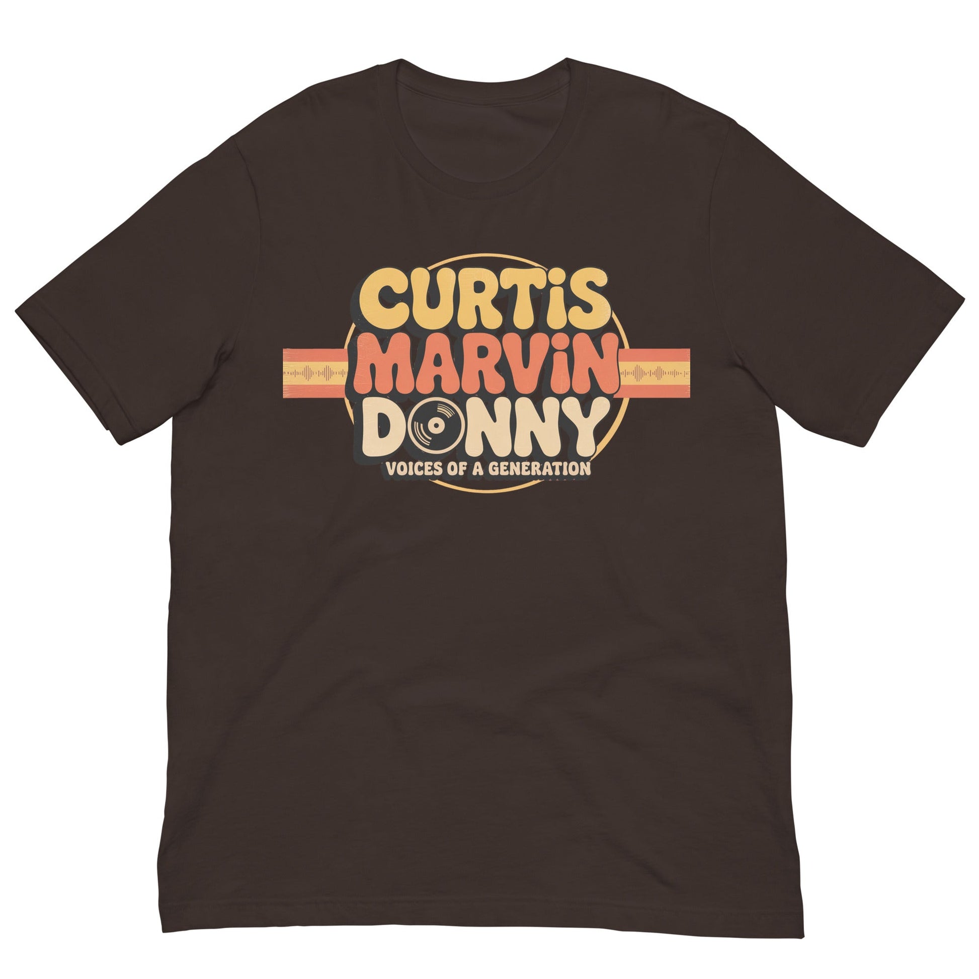 Curtis, Marvin, Donny T-Shirt - Bold Black Apparel