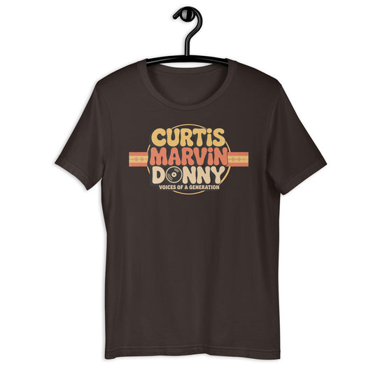 Curtis, Marvin, Donny T-Shirt - Bold Black Apparel