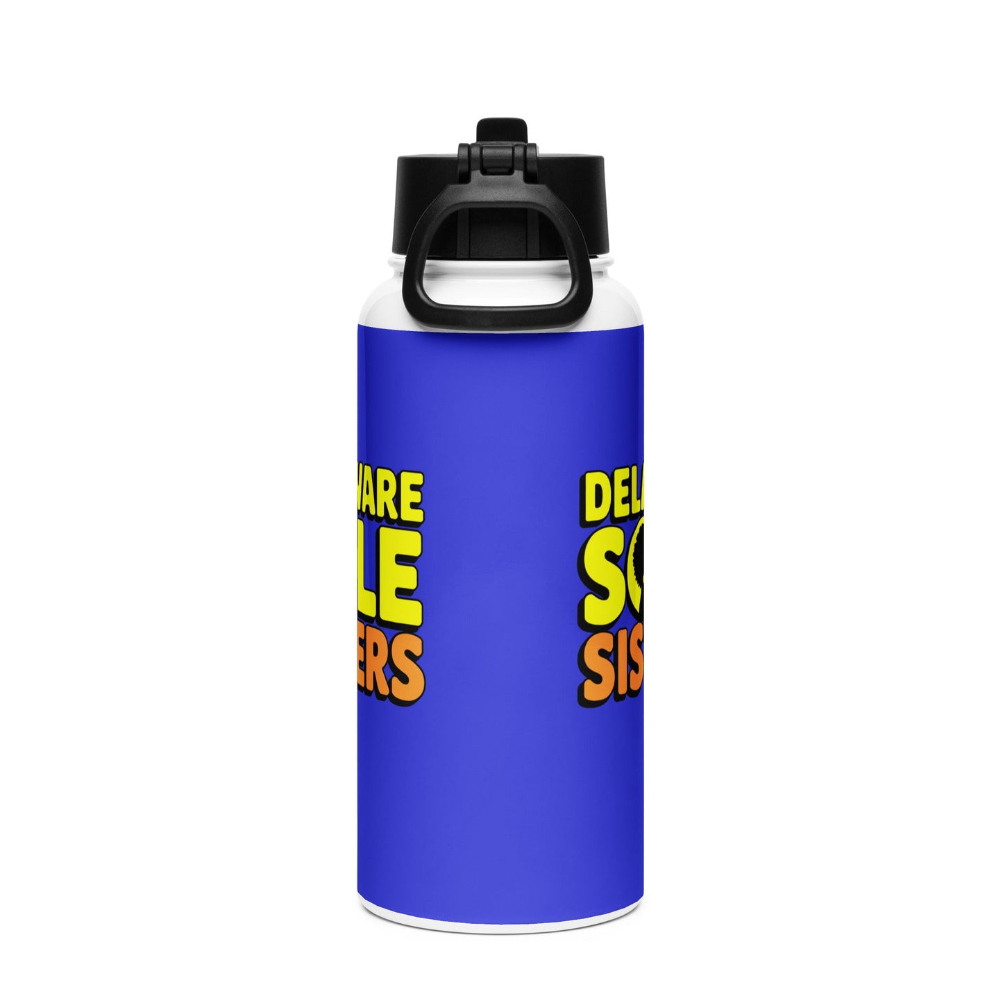 Delaware Sole Sisters Stainless Steel Water Bottle - Bold Black Apparel