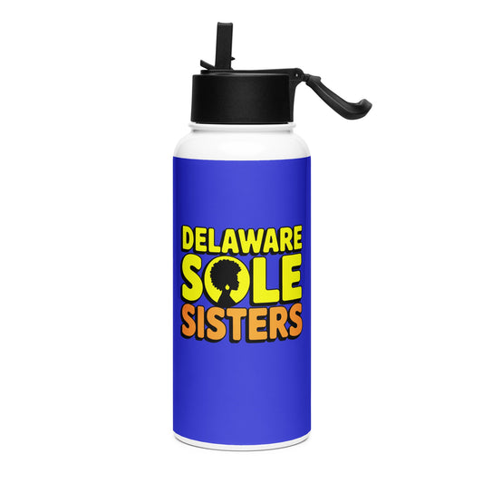 Delaware Sole Sisters Stainless Steel Water Bottle - Bold Black Apparel