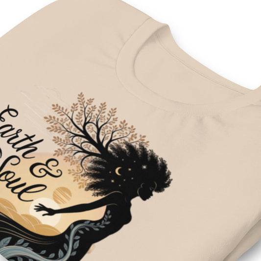 Earth & Soul T-Shirt - Bold Black Apparel