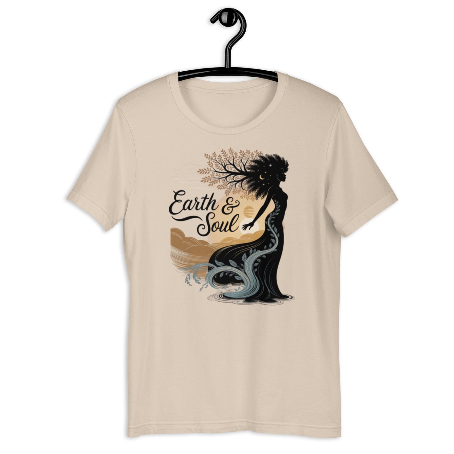 Earth & Soul T-Shirt - Bold Black Apparel
