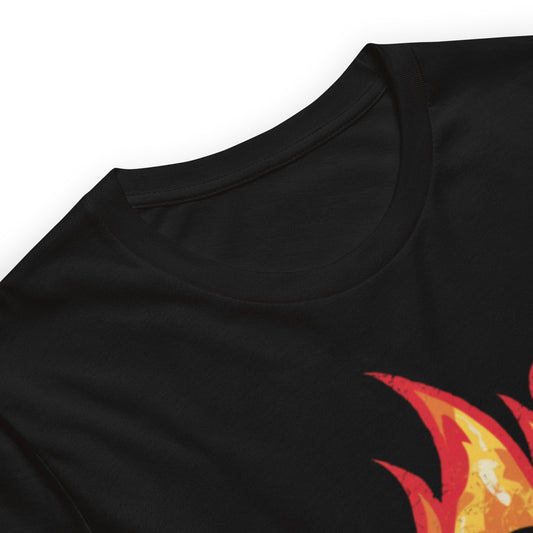 Eternal Flame Ankh T-Shirt - Bold Black Apparel