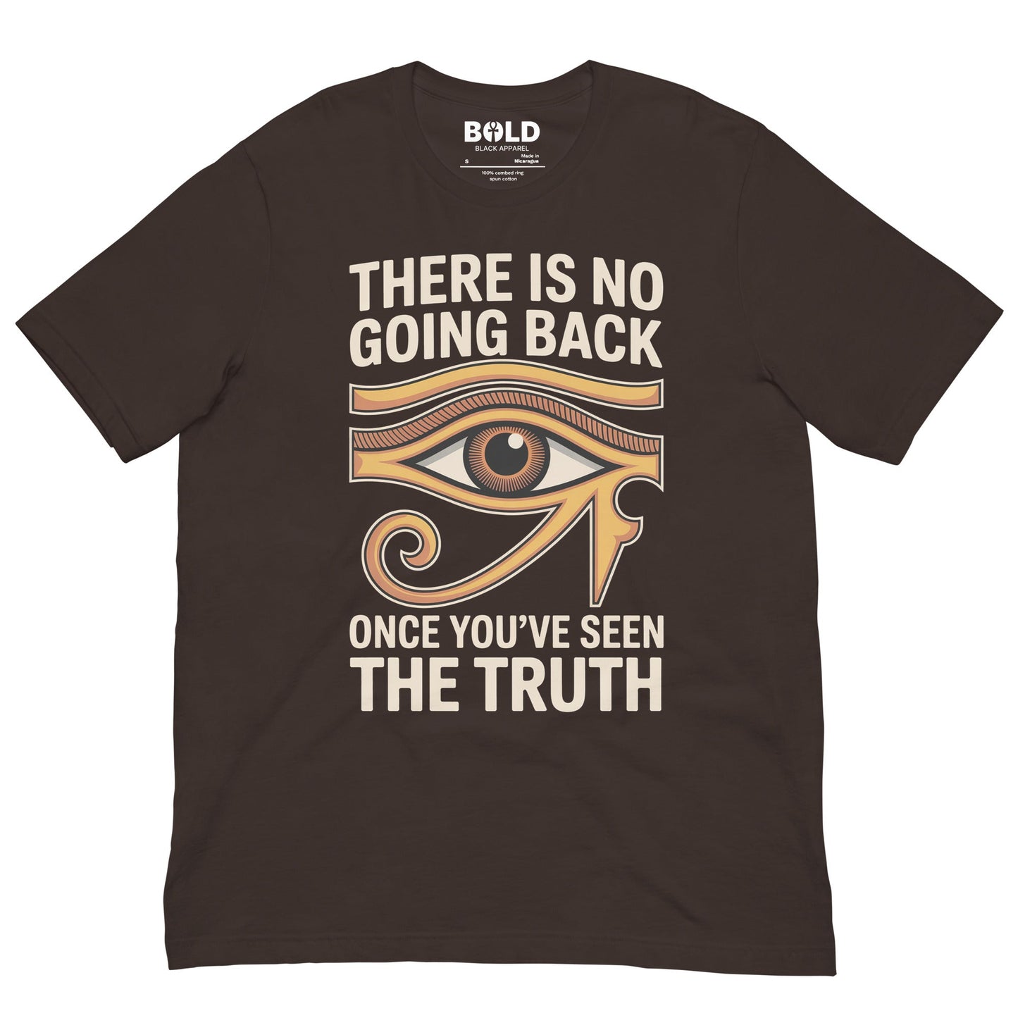 Eye of Horus Truth T-Shirt - Bold Black Apparel