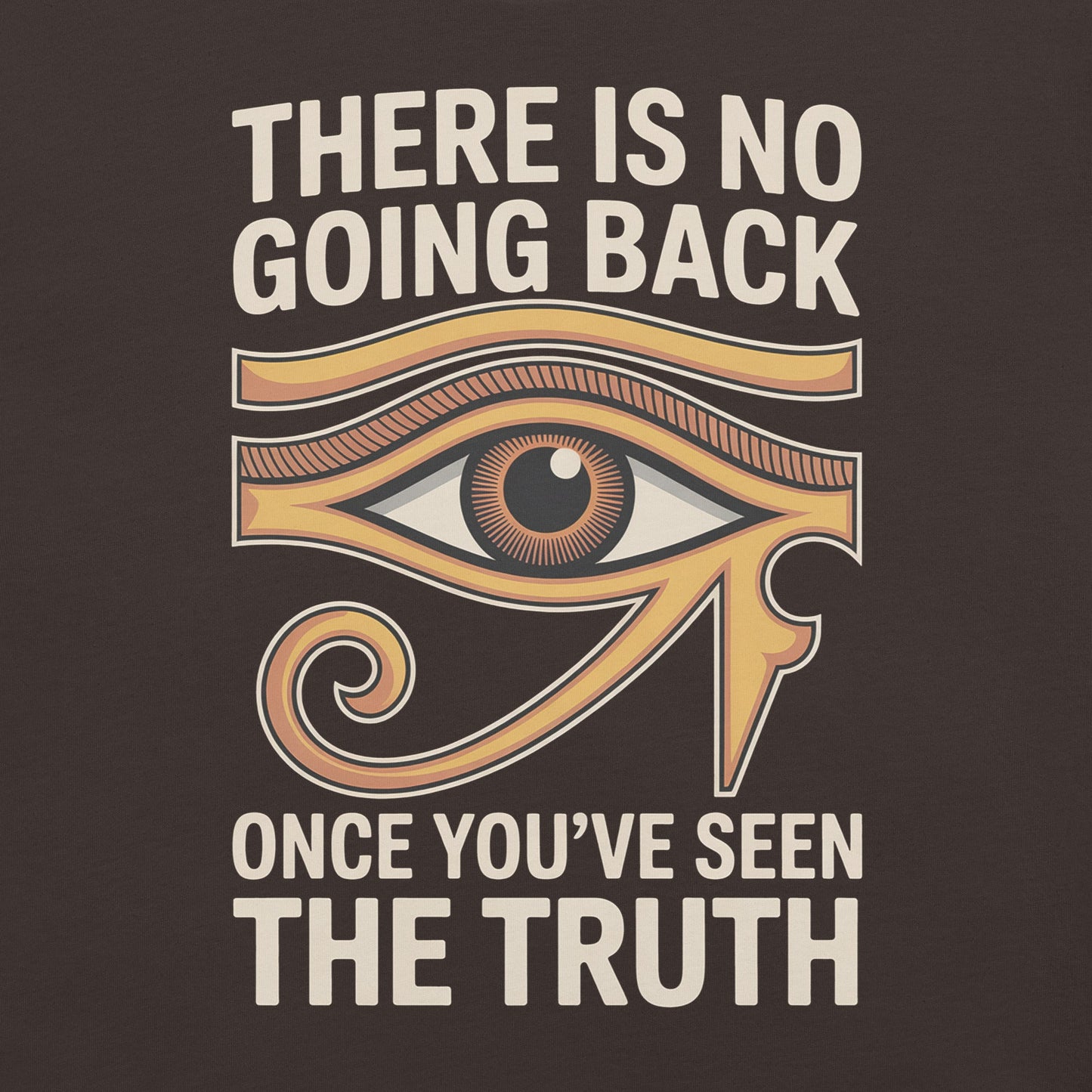 Eye of Horus Truth T-Shirt - Bold Black Apparel