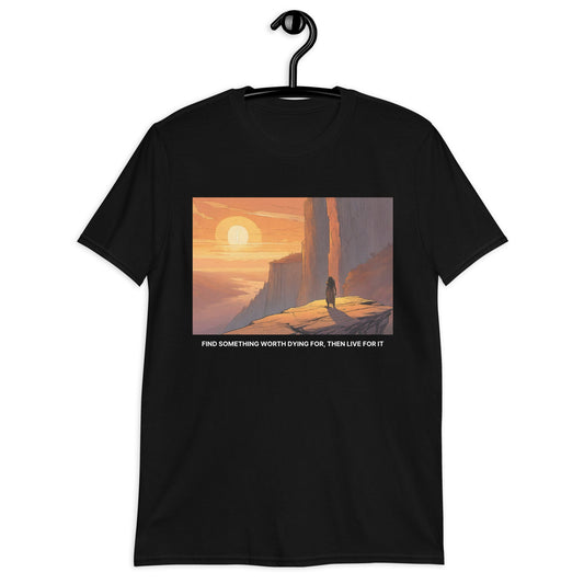Finding Purpose T-Shirt - Bold Black Apparel