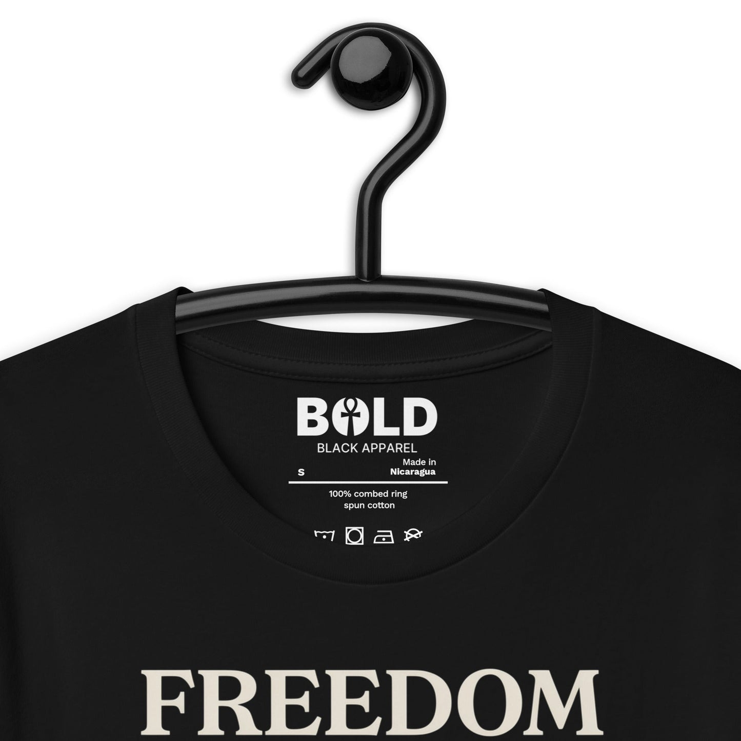 Freedom Looks Good on Us Juneteenth T-Shirt - Bold Black Apparel