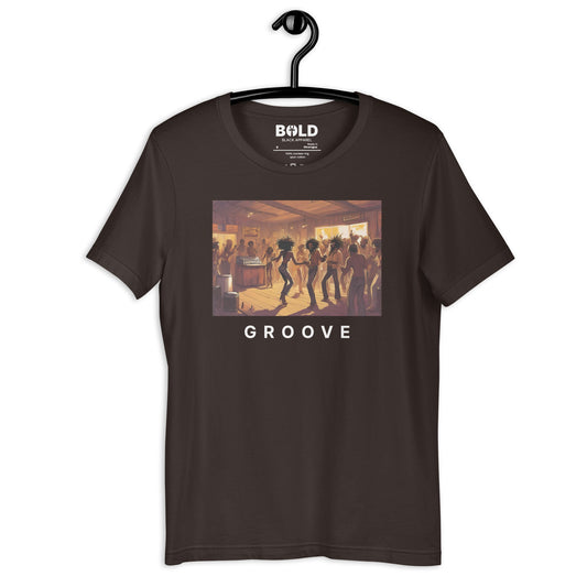 Groove: Black Dance Party T-Shirt - Bold Black Apparel