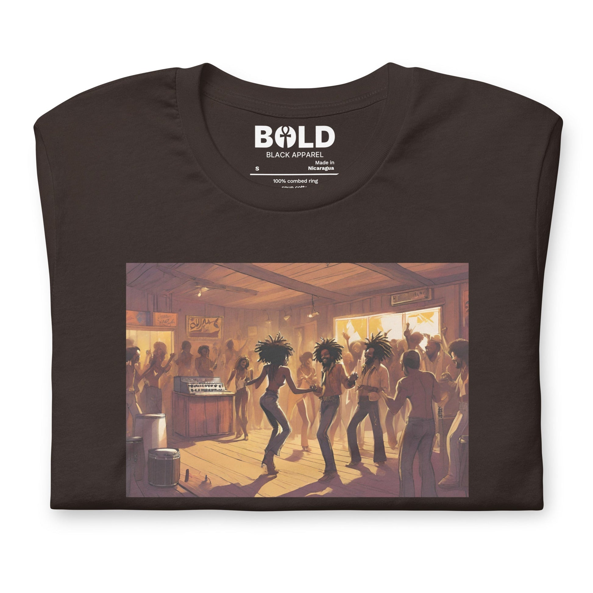 Groove: Black Dance Party T-Shirt - Bold Black Apparel