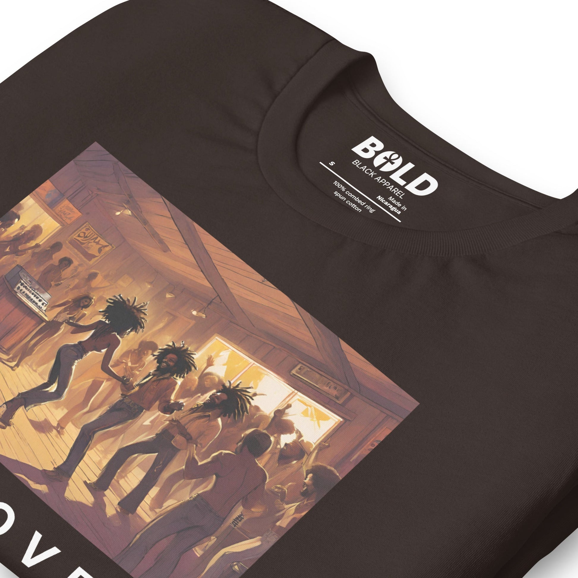Groove: Black Dance Party T-Shirt - Bold Black Apparel