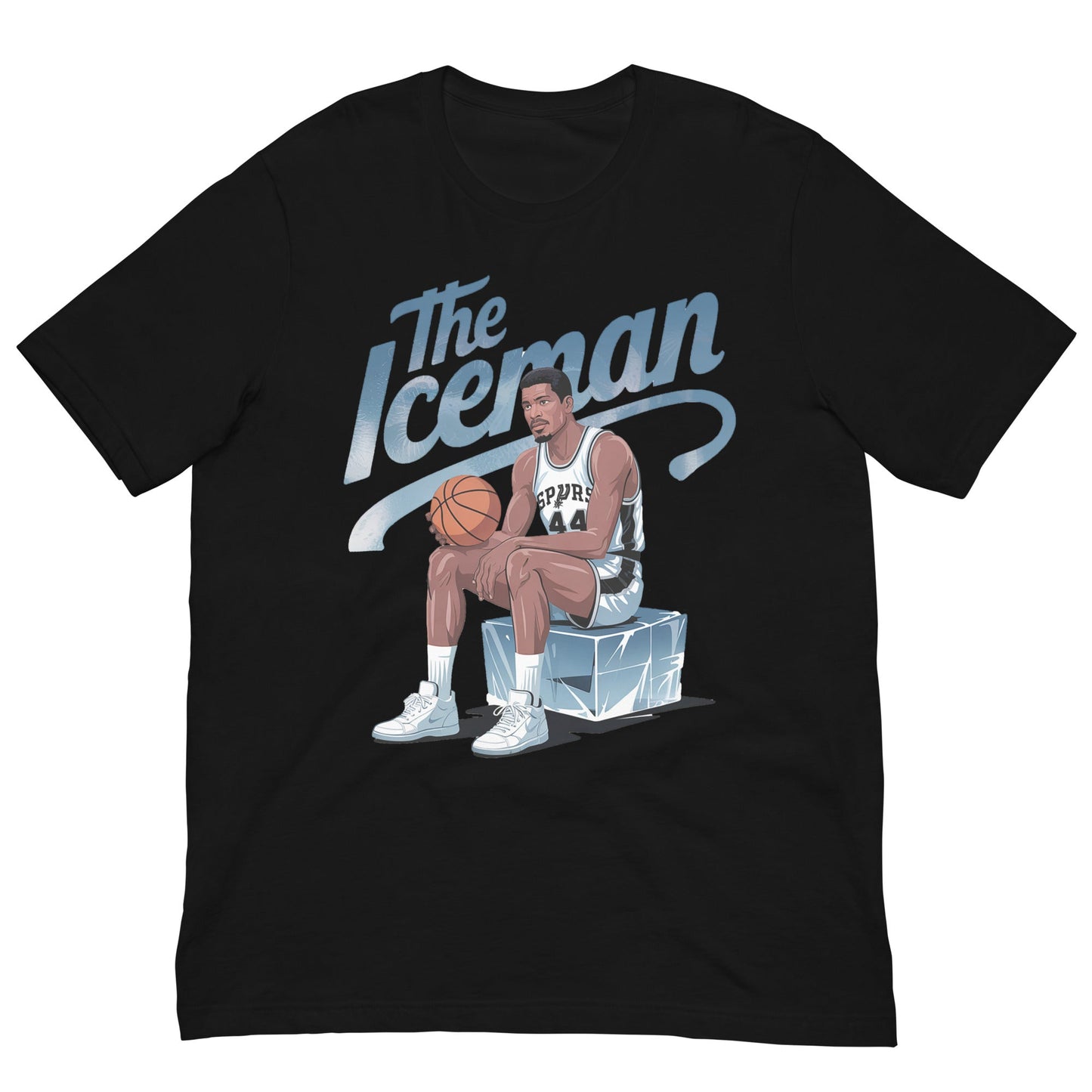 Iceman George Gervin T-Shirt - Bold Black Apparel