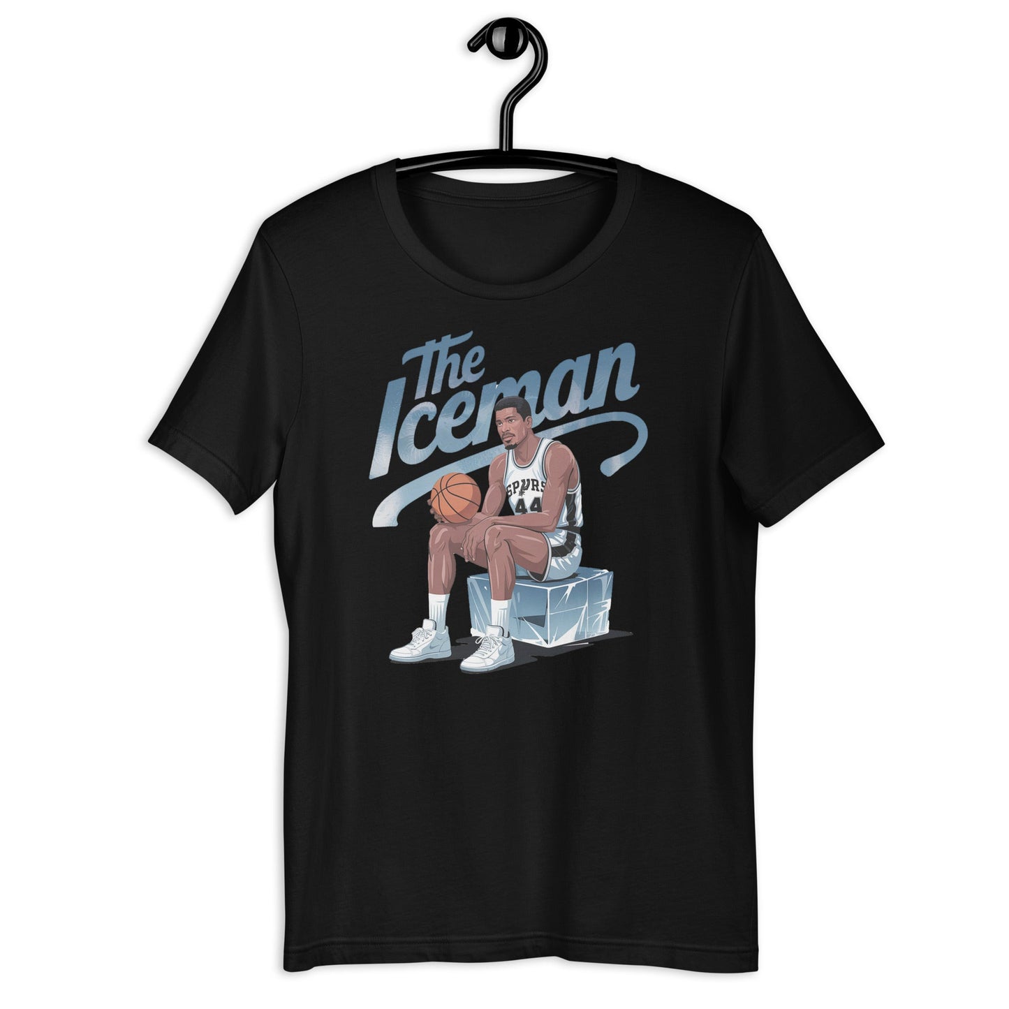 Iceman George Gervin T-Shirt - Bold Black Apparel