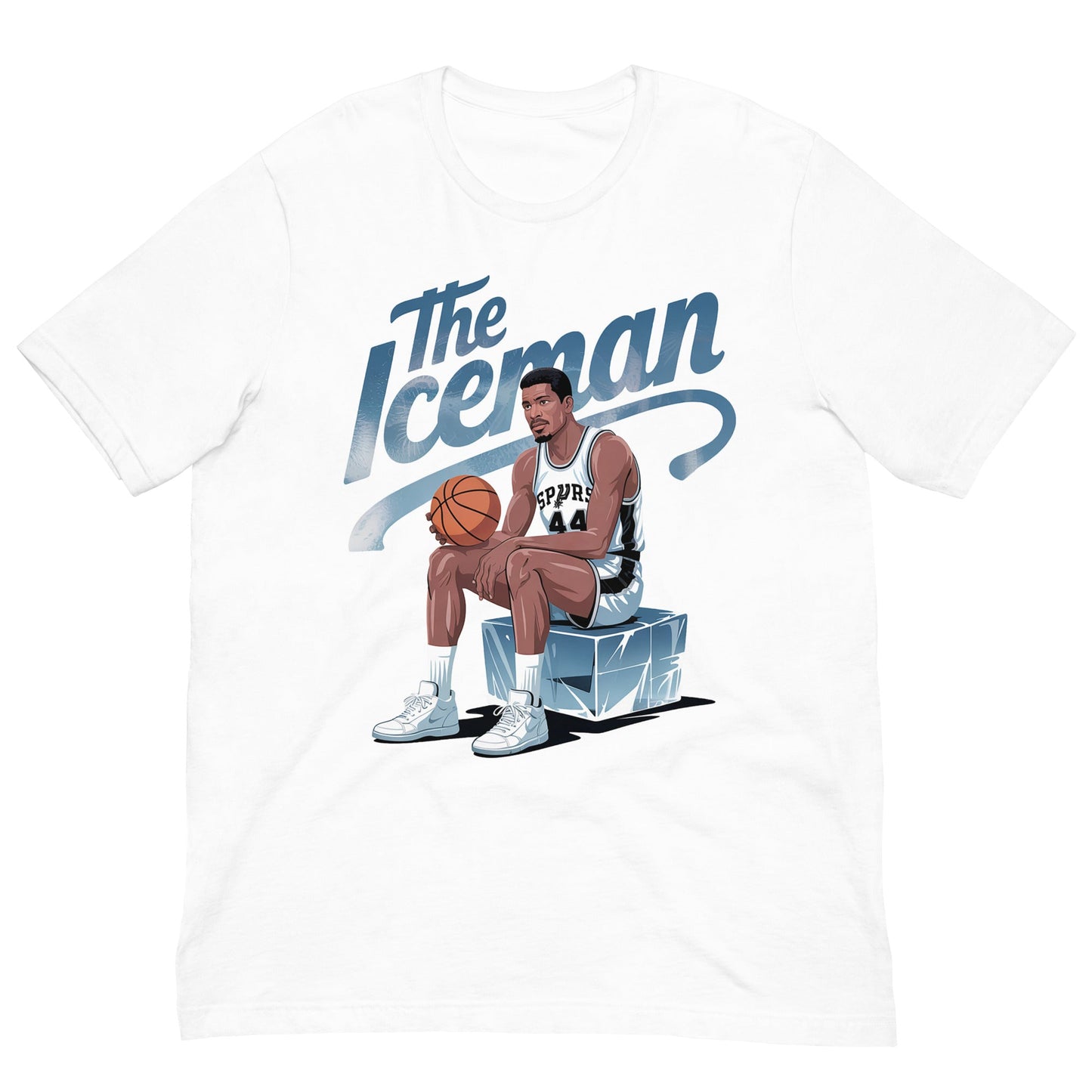 Iceman George Gervin T-Shirt - Bold Black Apparel