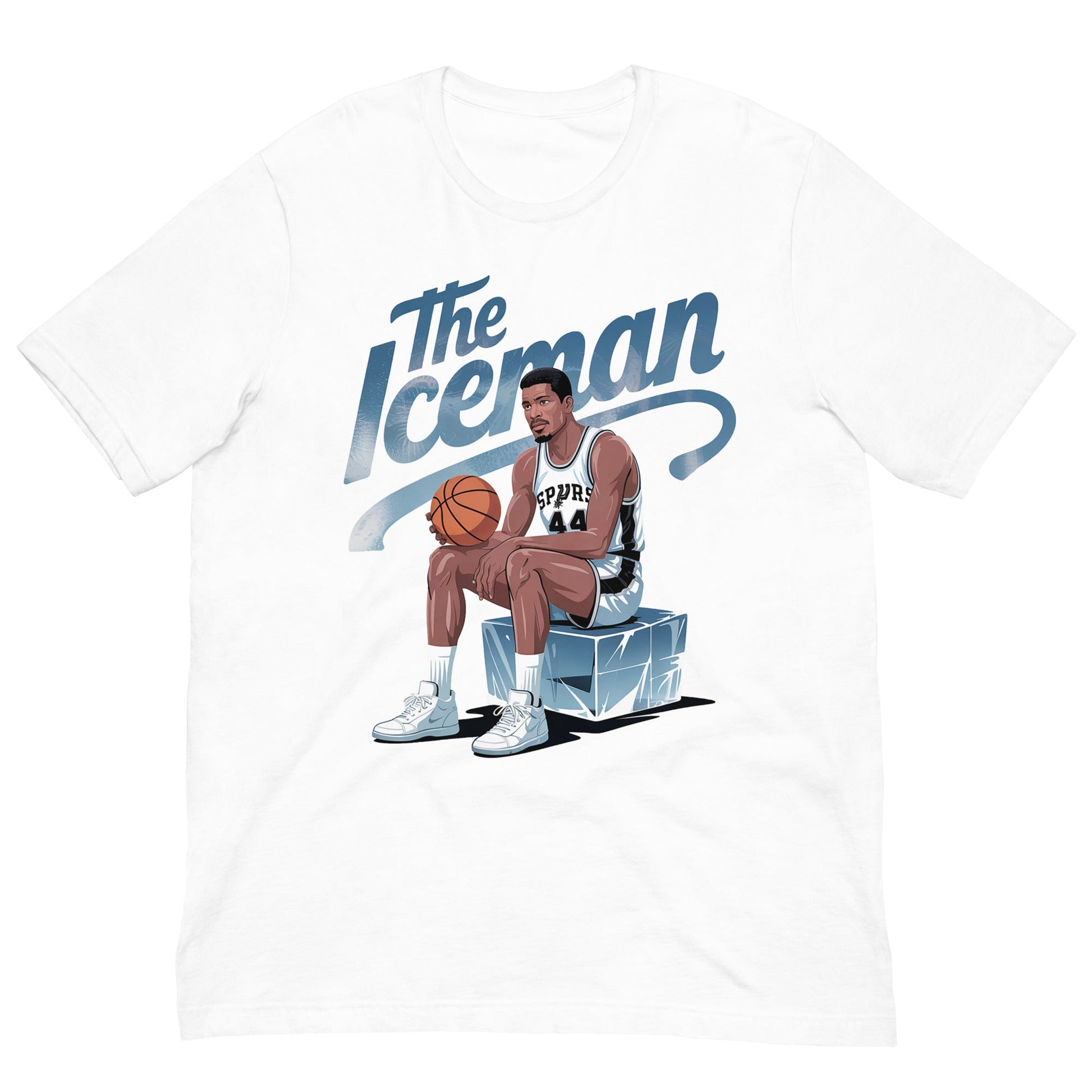 Iceman George Gervin T-Shirt - Bold Black Apparel