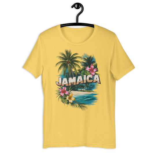 Jamaica Island Vibes T-Shirt - Bold Black Apparel