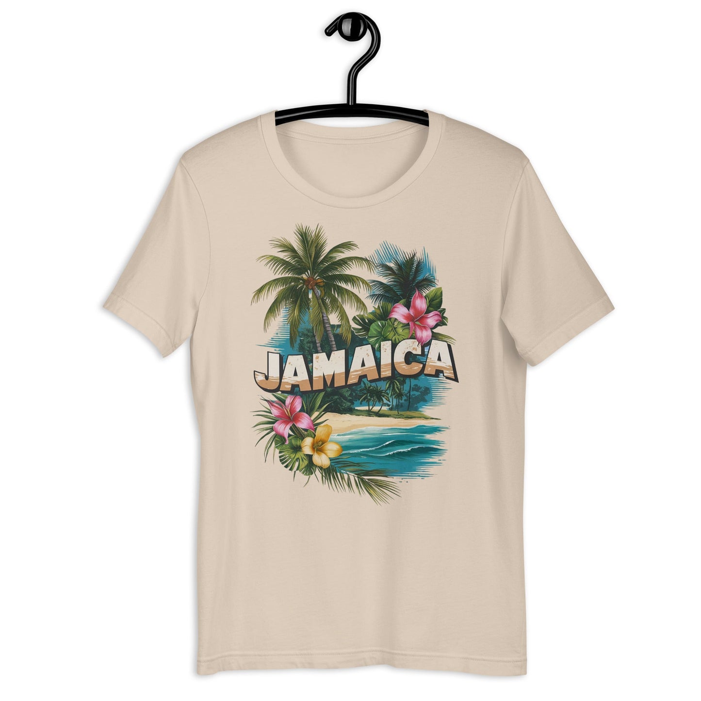 Jamaica Island Vibes T-Shirt - Bold Black Apparel