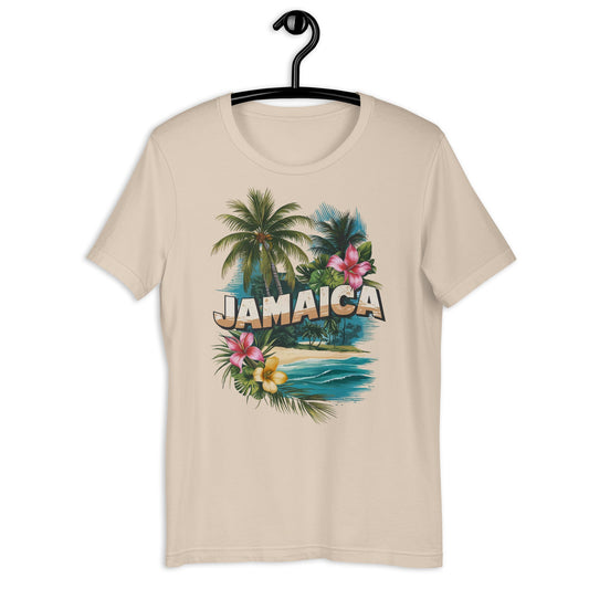 Jamaica Island Vibes T-Shirt - Bold Black Apparel