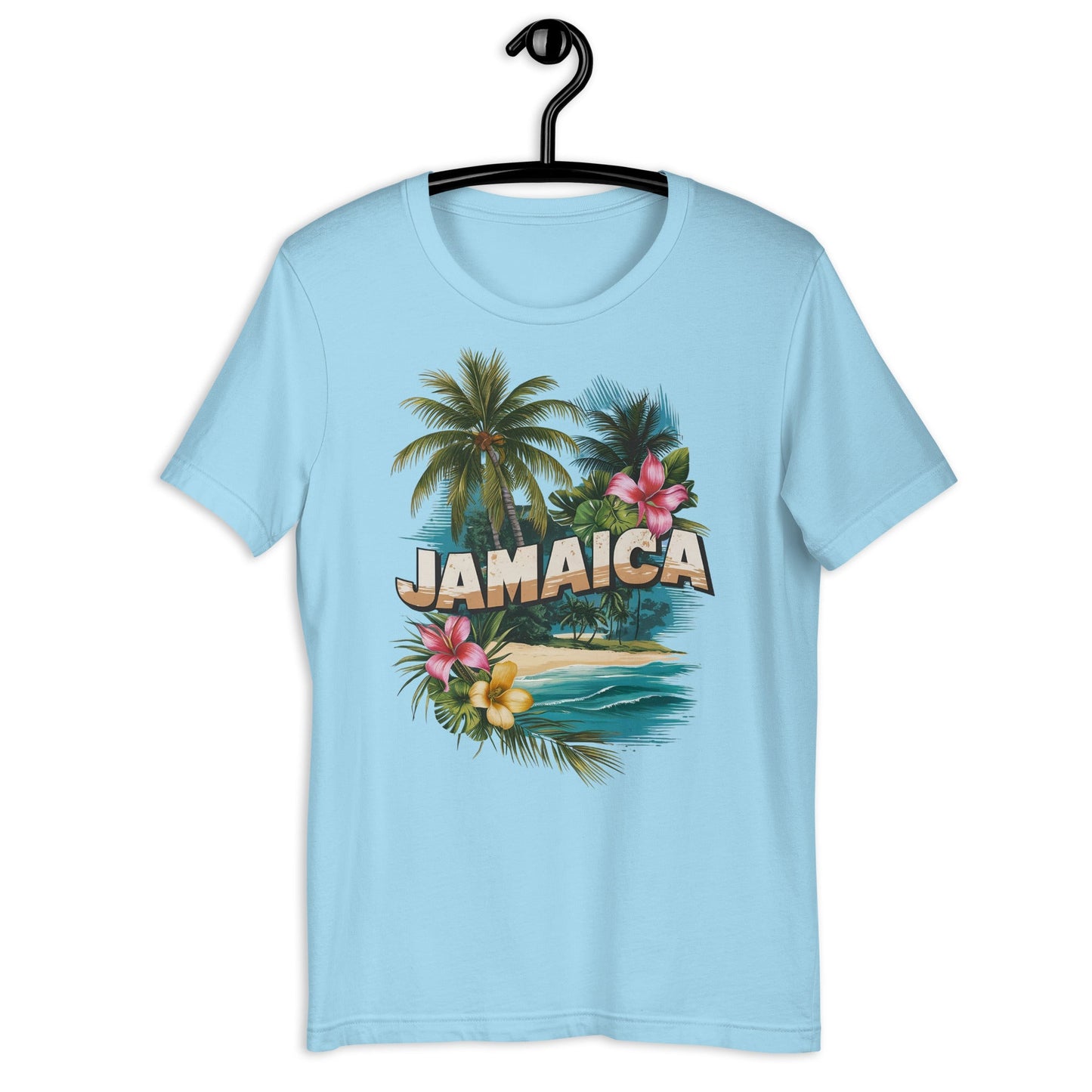 Jamaica Island Vibes T-Shirt - Bold Black Apparel